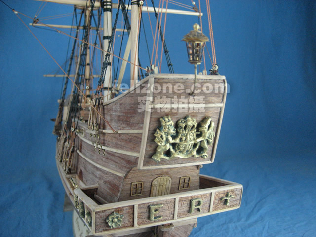 供应实木帆船拼装套材-英国"金鹿号"
